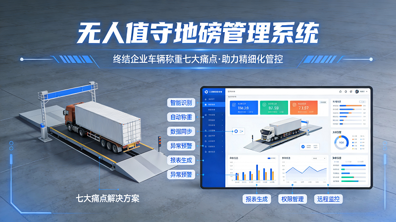 无人值守地磅管理系统:终结企业车辆称重七大痛点,助力精细化管控
